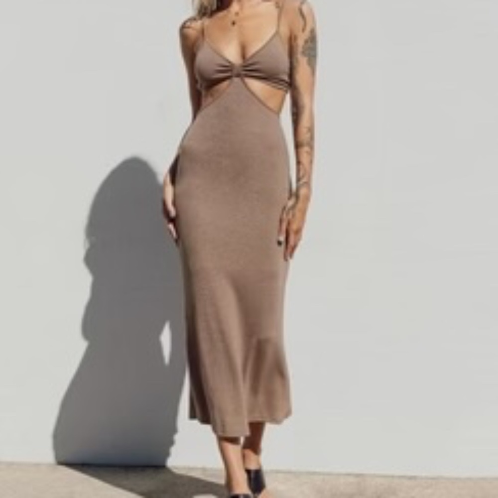 Princess Polly Jocelyn Cut Out Midi Dress